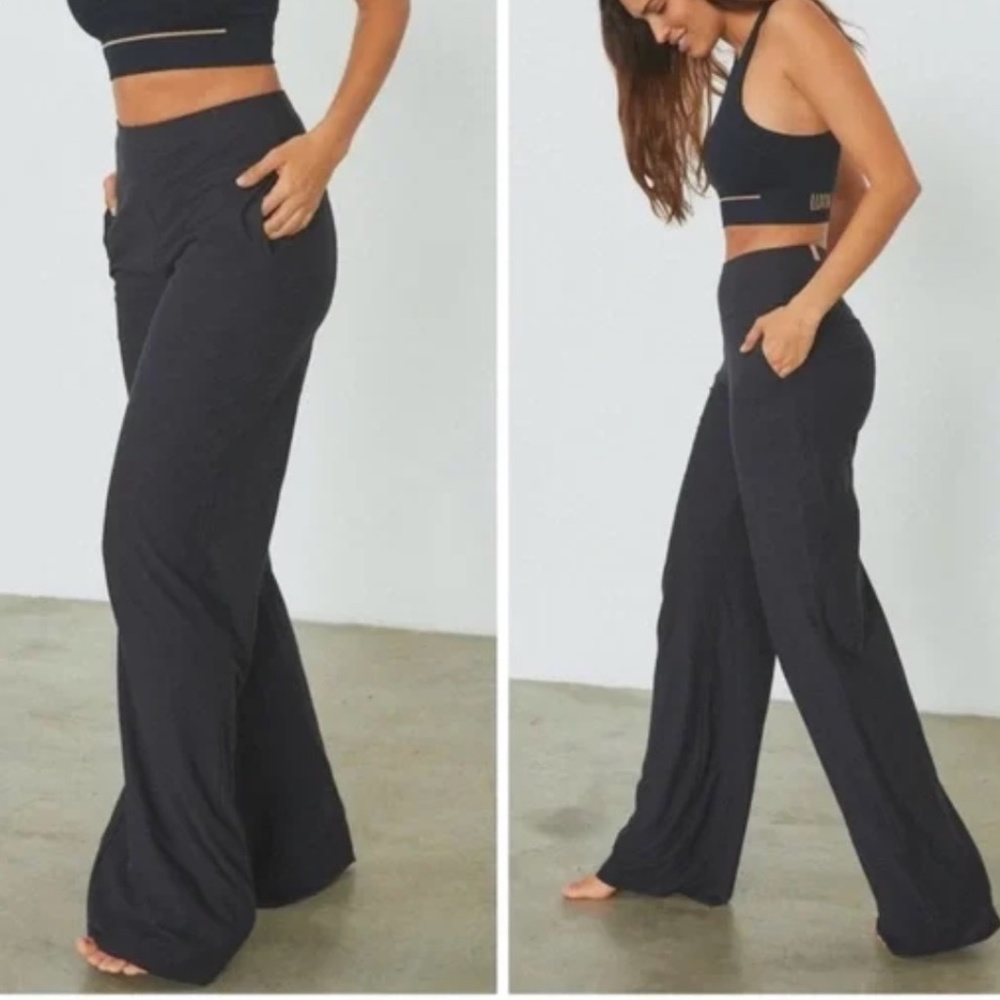 Lunya Cool Cotton High Rise Pant - Immersed Black